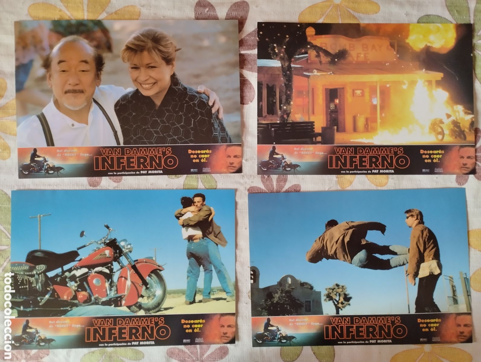 Cine: 16 FOTOCROMOS DE 2 TITULOS DE VAN DAMME - INFERNO + SALVAJE