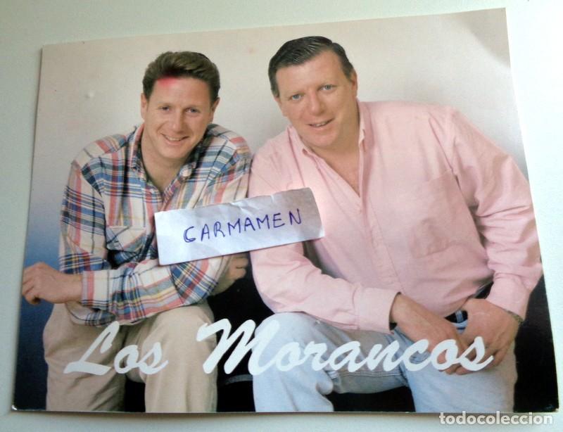 Cine: POSTAL FOTO PROMOCIONAL - LOS MORANCOS - FIRMADA A MANO CON DEDICATORIA FIRMAS AUTOGRAFO ORIGINAL