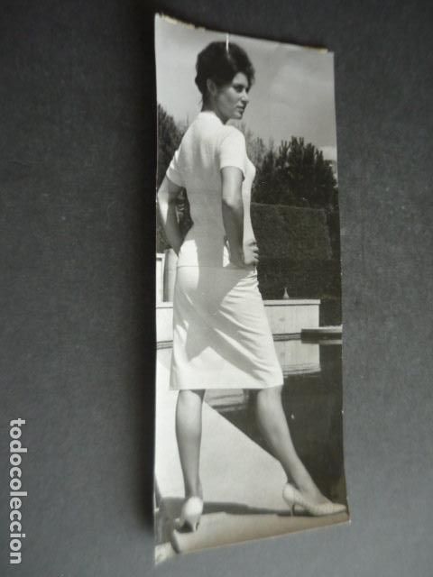 Cine: PAULA MARTEL ACTRIZ ANTIGUA FOTOGRAFIA ORIGINAL 8 X 22 CM