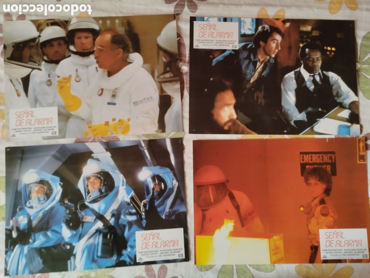 Cine: 12 FOTOCROMOS - SE&Ntilde;AL DE ALARMA - SET COMPLETO