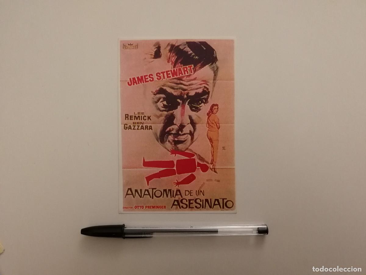 Cine: IMPRESO PAPEL -10*15- Anatom&iacute;a de un asesinato - JAMES STEWART