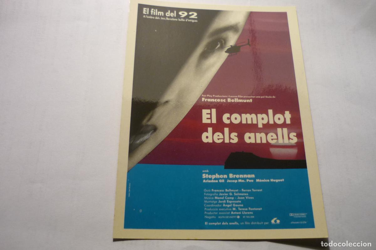 Cine: postal cine el complot dels anells,.