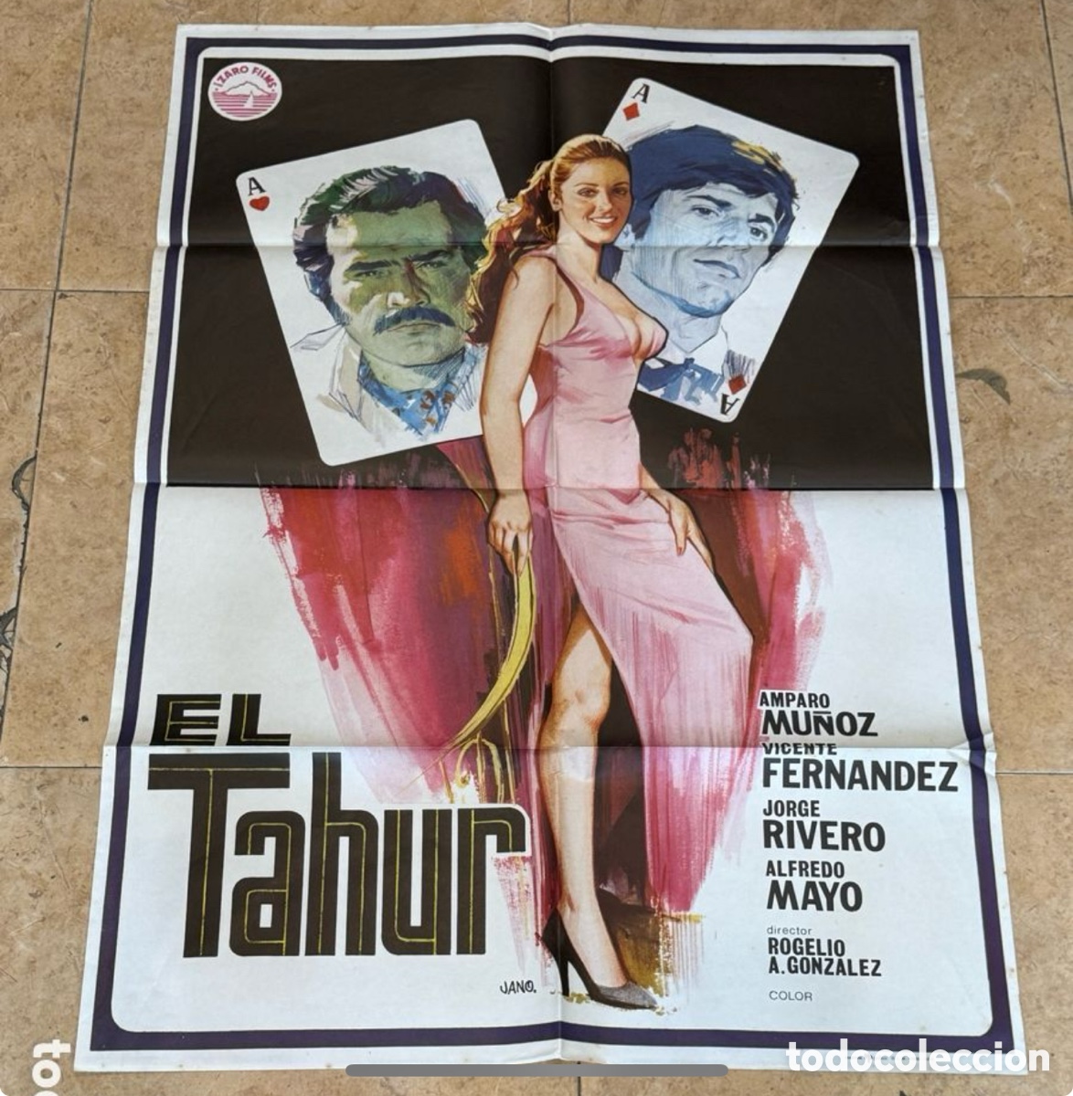 Cin&eacute;ma: EL TAH&Uacute;R &ndash; CARTEL DE CINE ORIGINAL &ndash; JORGE RIVERO &ndash; A&Ntilde;O 1979