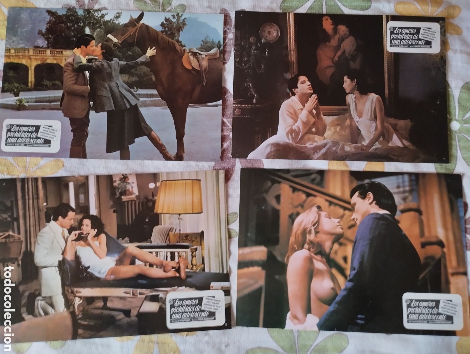 Cine: 12 FOTOCROMOS - LOS AMORES PROHIBIDOS DE UNA ADOLESCENTE - SET COMPLETO