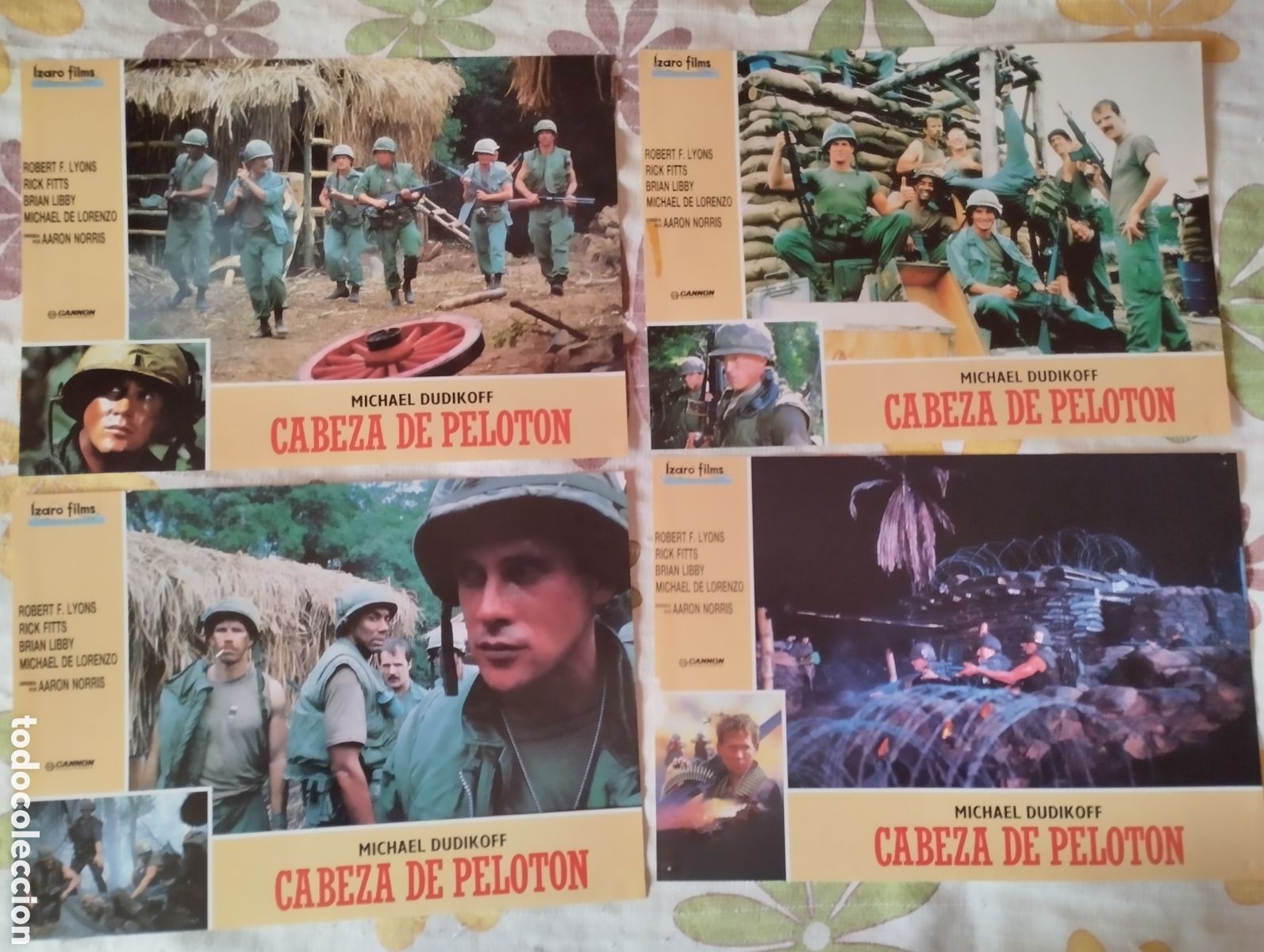 Cine: 12 FOTOCROMOS - CABEZA DE PELOTON - SET COMPLETO