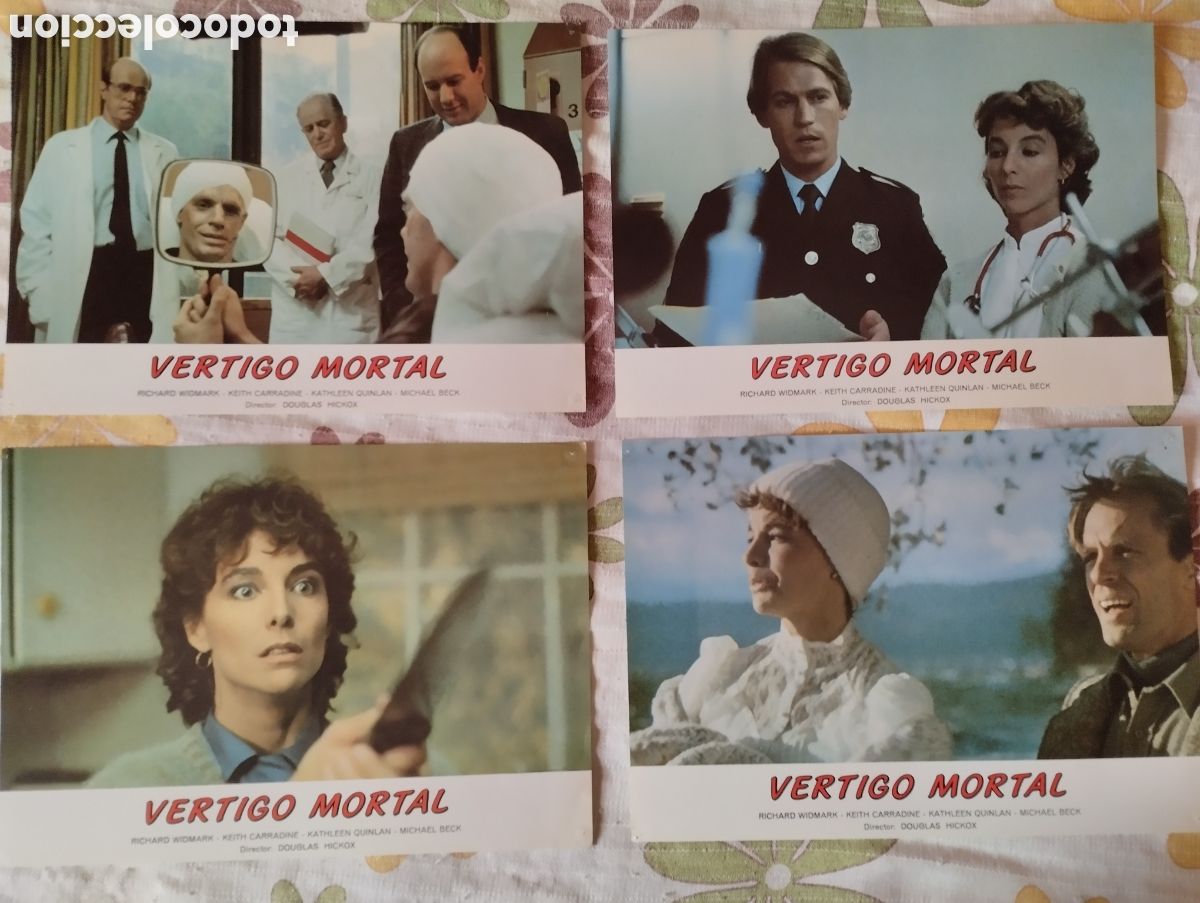 Cine: 12 FOTOCROMOS - VERTIGO MORTAL - SET COMPLETO