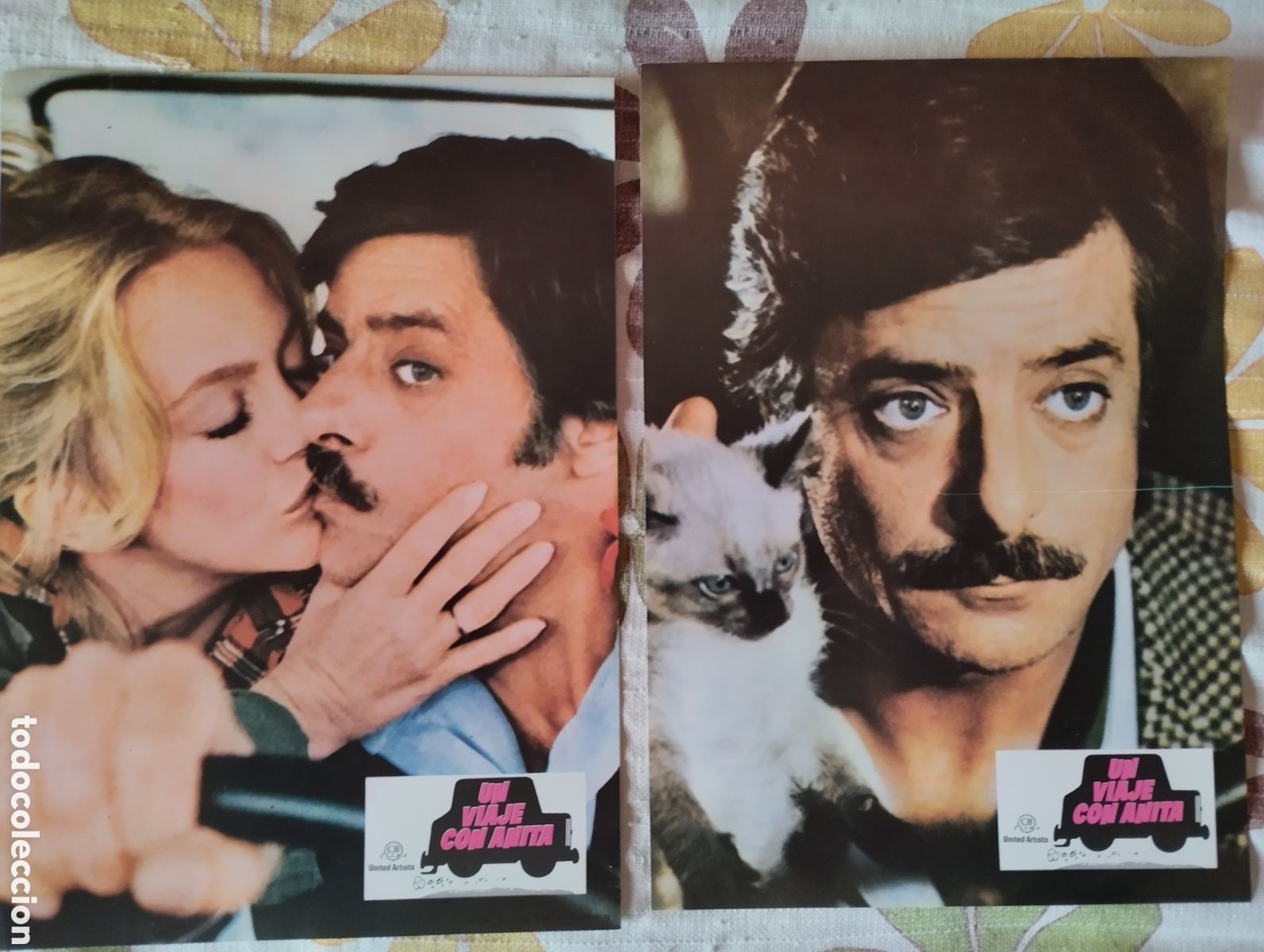 Cine: 12 FOTOCROMOS - UN VIAJE CON ANITA - SET COMPLETO