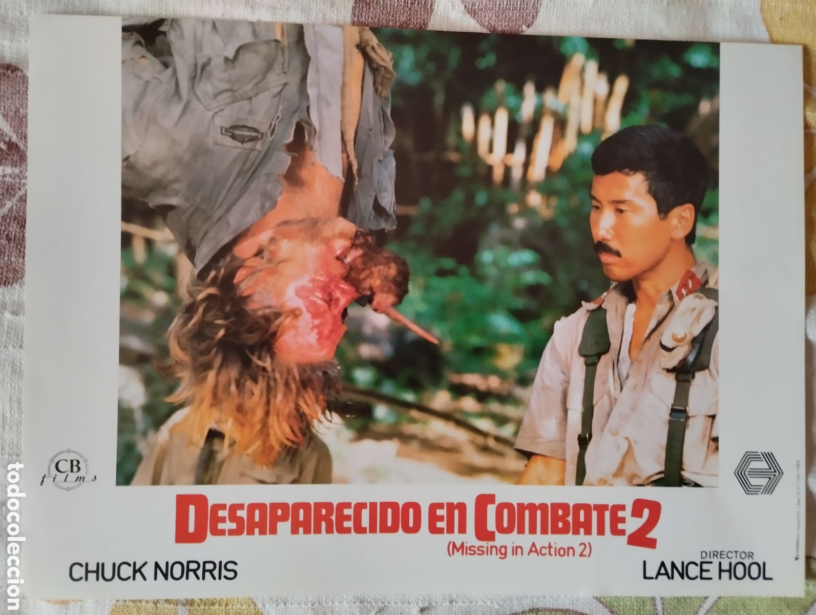 Cine: 11 FOTOCROMOS DESAPARECIDO EN COMBATE 2 - CHUCK NORRIS