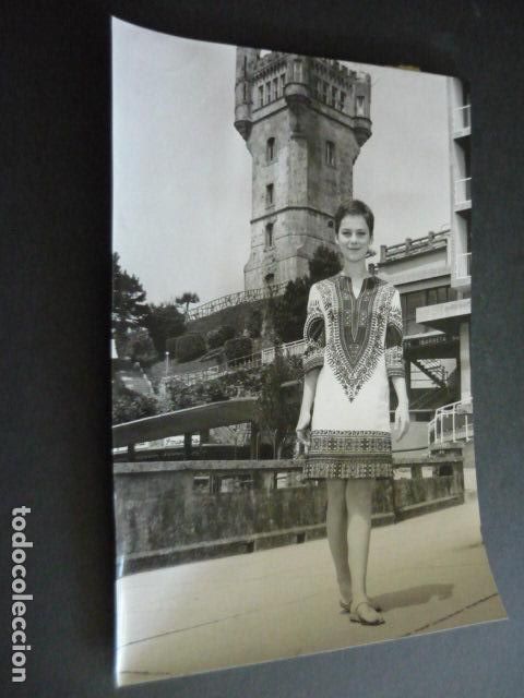 Cinema: MARIA NEMENYI ACTRIZ EN SAN SEBASTIAN 1967 ANTIGUA FOTOGRAFIA ORIGINAL 18 X 24 CM