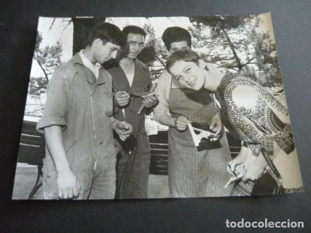 Cinema: MARIA NEMENYI ACTRIZ EN SAN SEBASTIAN 1967 ANTIGUA FOTOGRAFIA ORIGINAL 18 X 24 CM