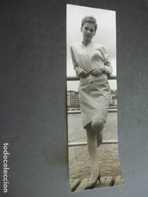 Cinema: MARIA NEMENYI ACTRIZ EN SAN SEBASTIAN 1967 ANTIGUA FOTOGRAFIA ORIGINAL 23 X 7 CM