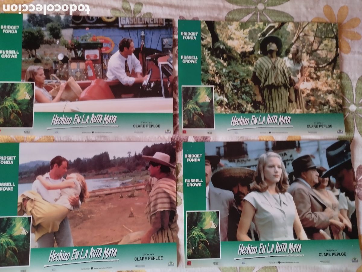 Cine: 12 FOTOCROMOS - HECHIZO EN LA RUTA MAYA - SET COMPLETO