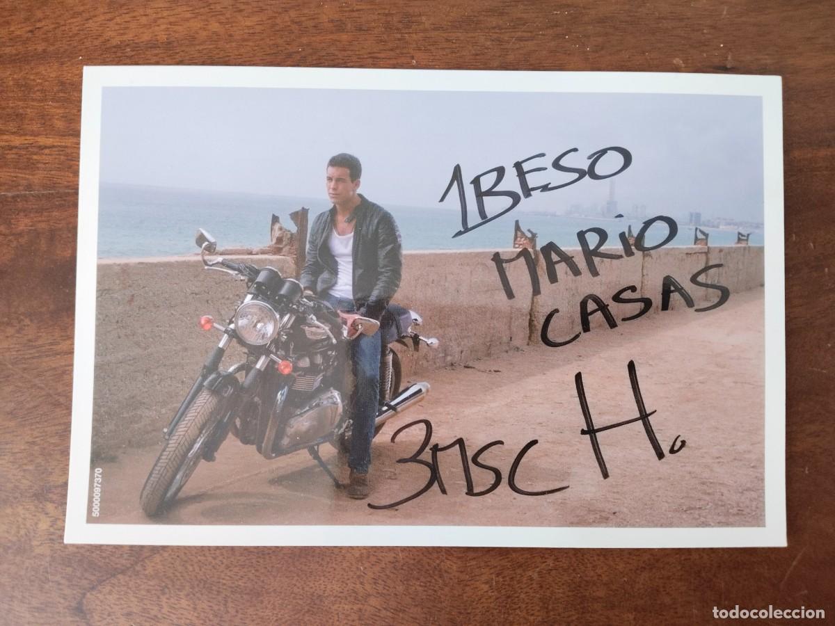 Cinema: Fotograf&iacute;a aut&oacute;grafo. Mario Casas.