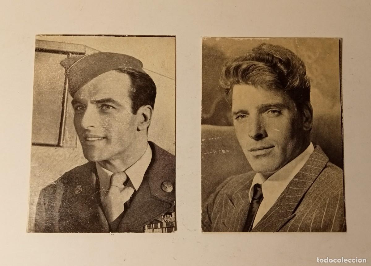 Cine: 2 POSTALES ACTORES DE CINE MUY ANTIGUAS
