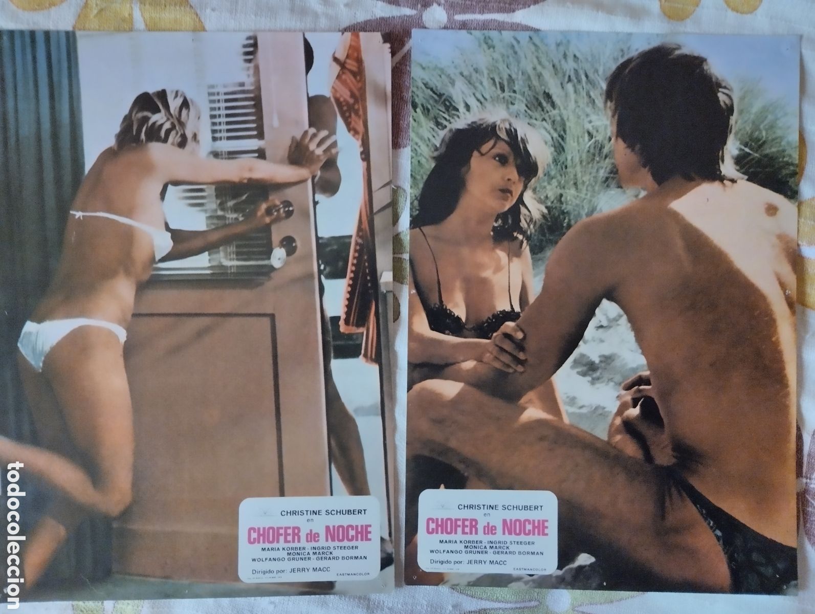 Cine: 12 FOTOCROMOS - CHOFER DE NOCHE - SET COMPLETO