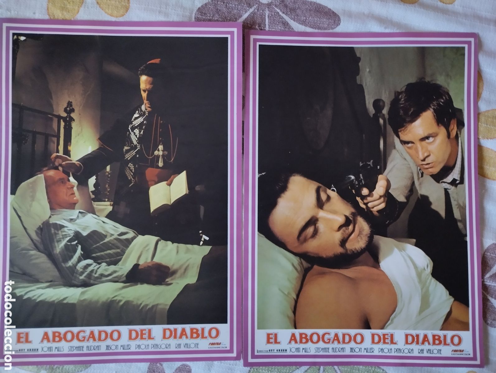 Cine: 12 FOTOCROMOS - EL ABOGADO DEL DIABLO - JOHN MILLS