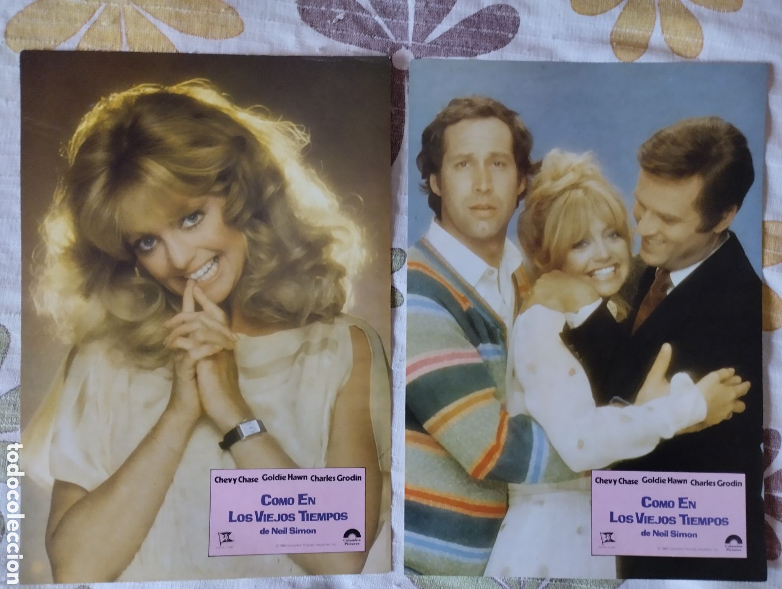 Cine: 12 FOTOCROMOS + GUIA SIMPLE - COMO EN LOS VIEJOS TIEMPOS - SET COMPLETO