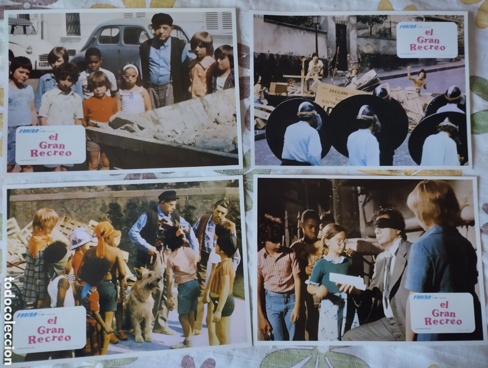Cine: 12 FOTOCROMOS -EL GRAN RECREO - SET y