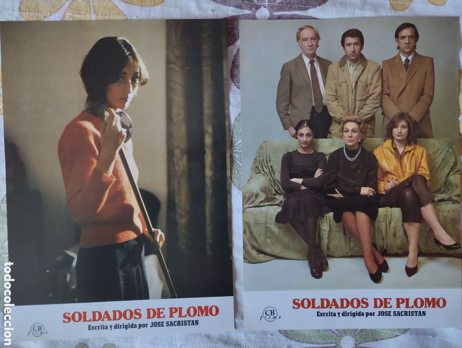 Cine: 12 FOTOCROMOS - SOLDADOS DE PLOMO - SER COMPLETO