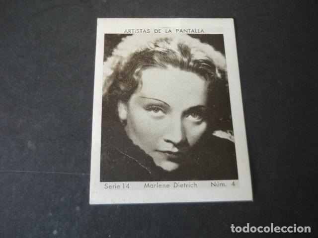Cine: MARLENE DIETRICH ACTRIZ ANTIGUO CROMO