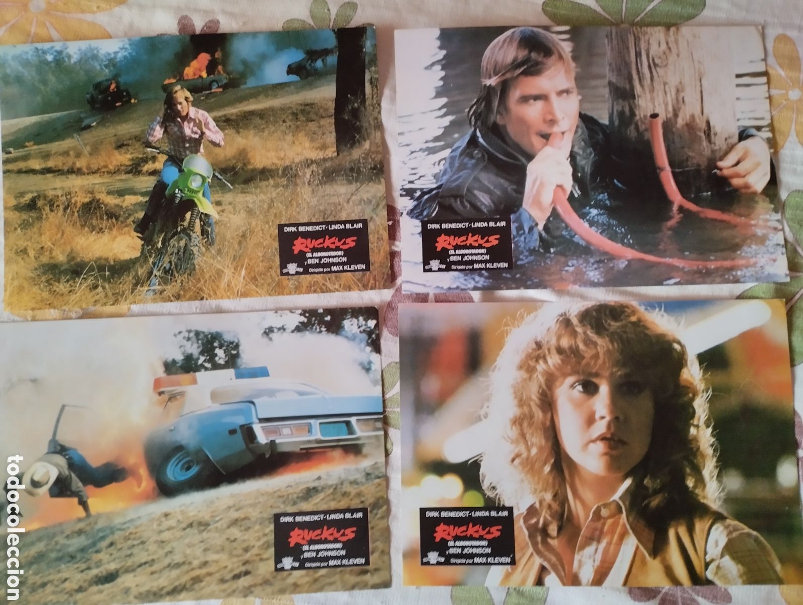 Cine: 12 FOTOCROMOS - RUCKUS - SET COMPLETO - LINDA BLAIR