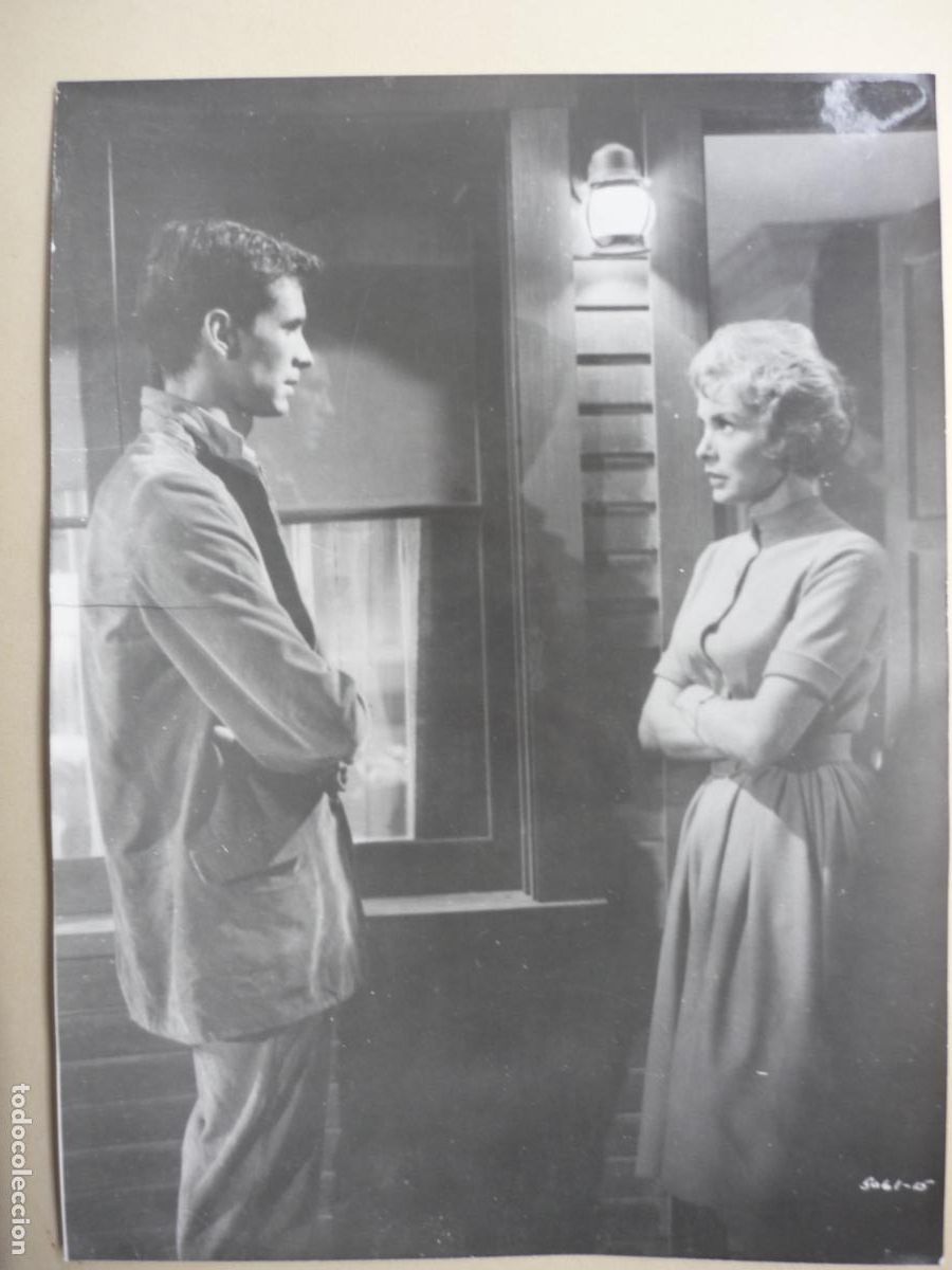 Cine: psicosis psycho - foto original b/n - Alfred Hitchcock - Anthony Perkins Janet Leigh