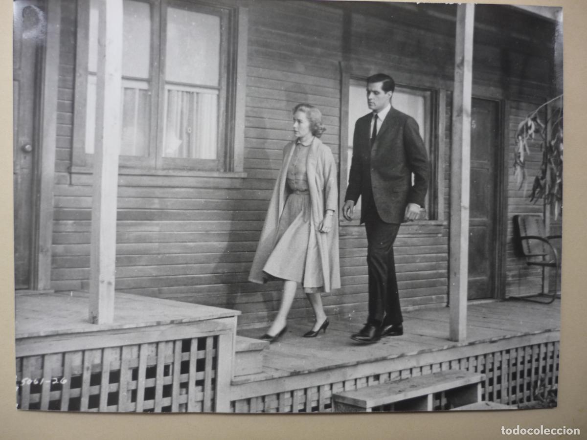 Cine: psicosis psycho - foto original b/n - Alfred Hitchcock - vera miles john gavin