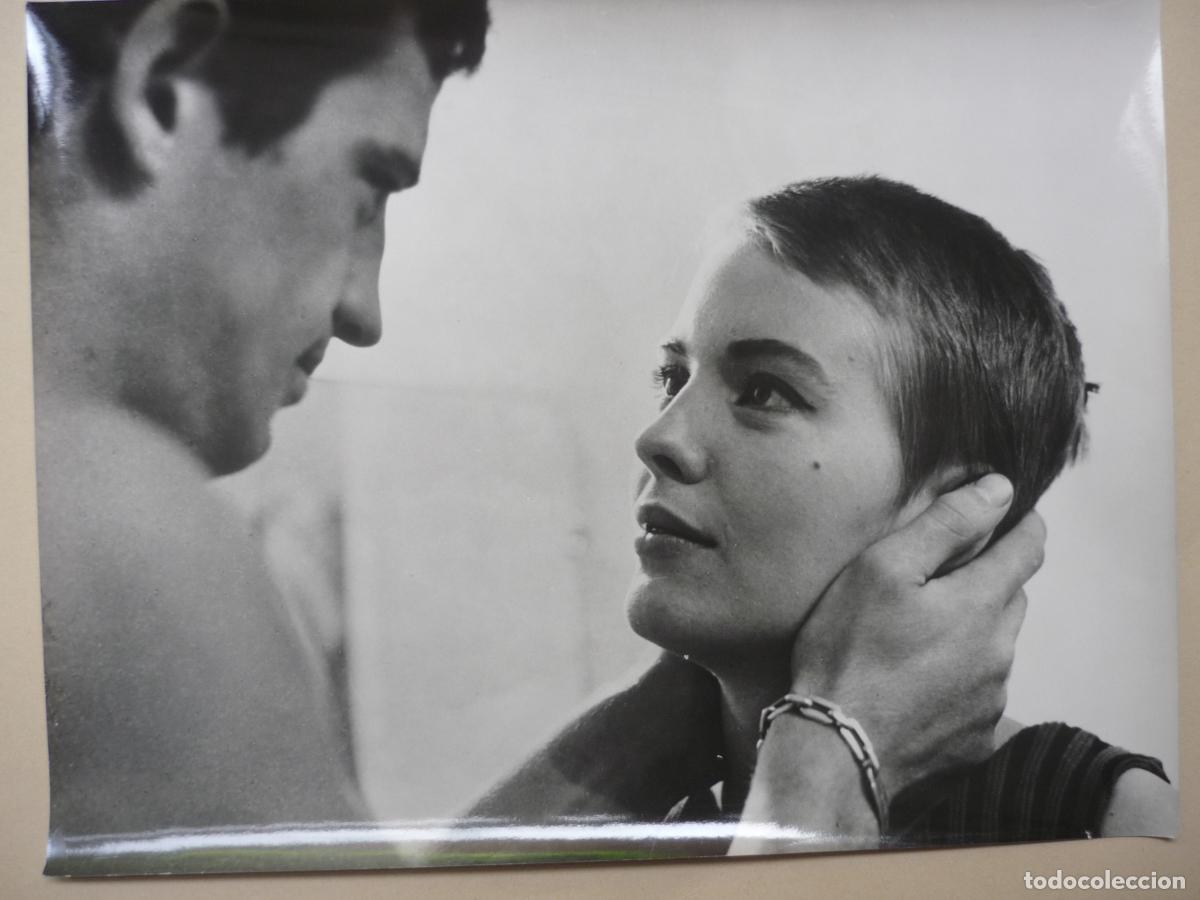 Cine: &Agrave; bout de souffle - foto original b/n - jean luc godard jean paul belmondo jean seberg