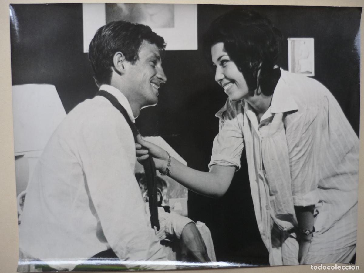 Cine: &Agrave; bout de souffle - foto original b/n - jean luc godard jean paul belmondo Liliane Dreyfus