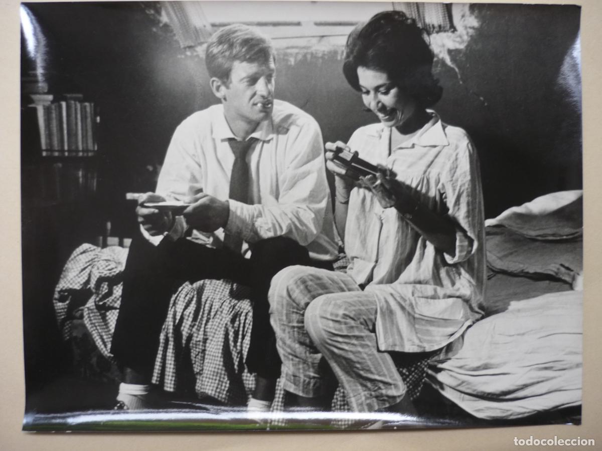Cine: &Agrave; bout de souffle - foto original b/n - jean luc godard jean paul belmondo Liliane Dreyfus