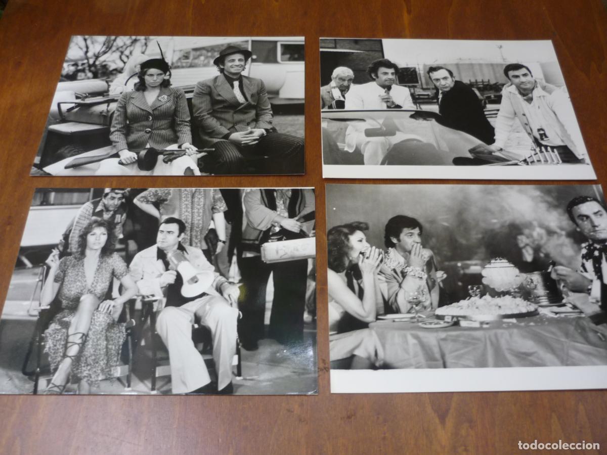 Cine: el animal - 14 fotos b/n originales - jean paul belmondo raquel welch jane birkin l'animal