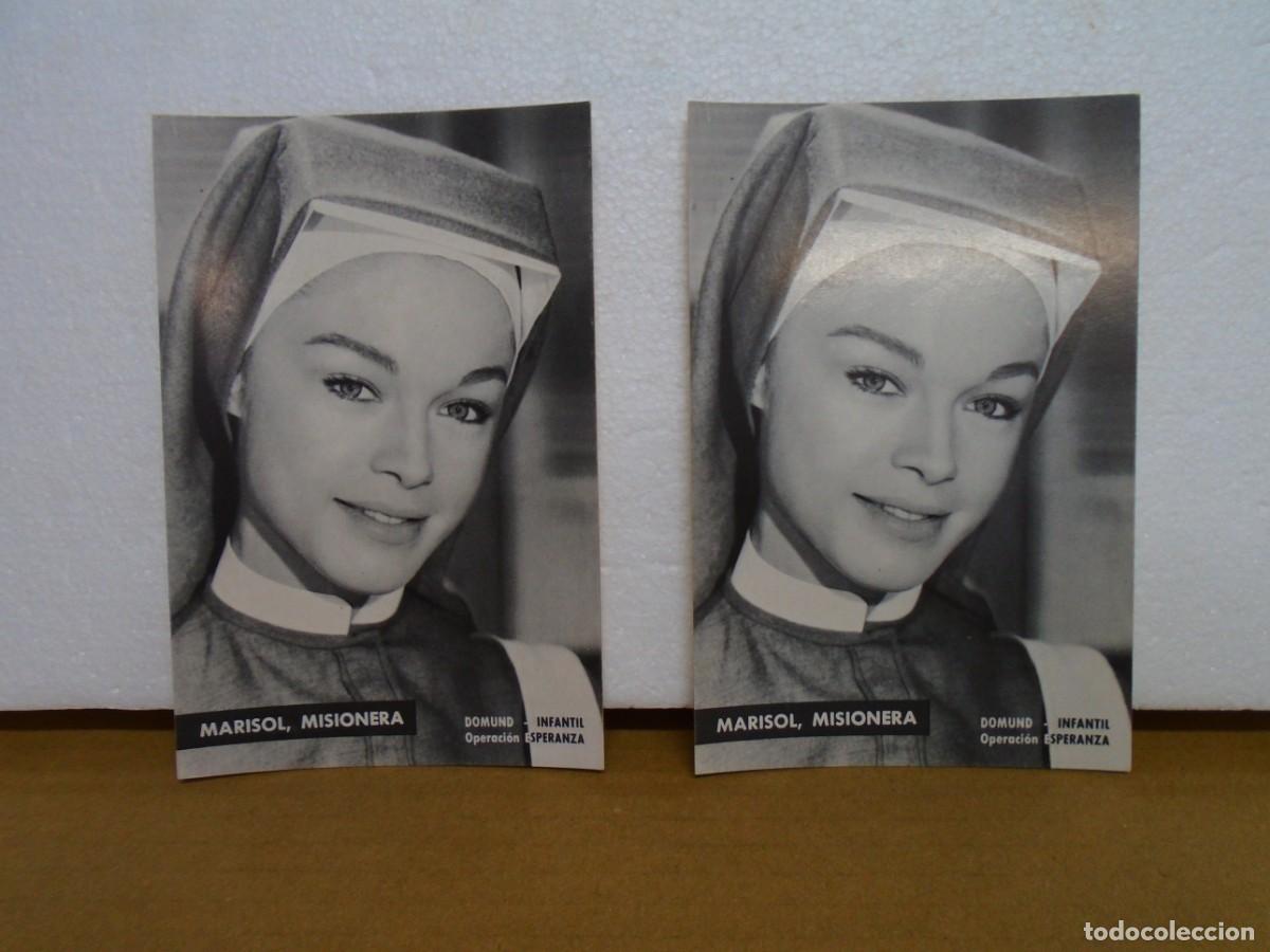 Cine: DOMUND-INFANTIL/OPERACION ESPERANZA/MARISOL,MISIONERA/2 POSTALES 1967.