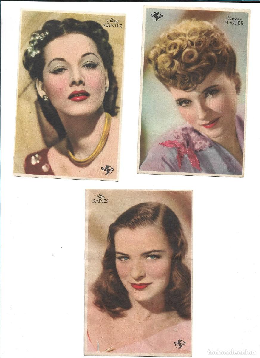 Cinema: TRES ACTRICES CINEMATOGRAFICOS