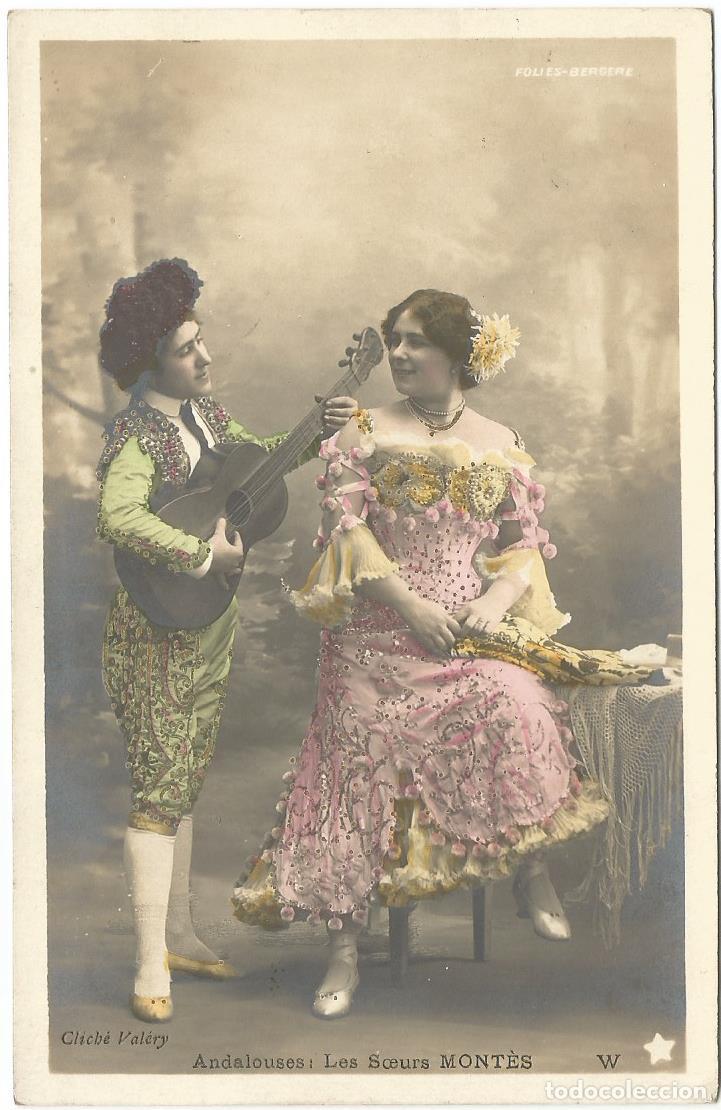 Cine: Postal de Espa&ntilde;a, Andaluc&iacute;a, Artista Cupletista Paquita Montes, Circulada