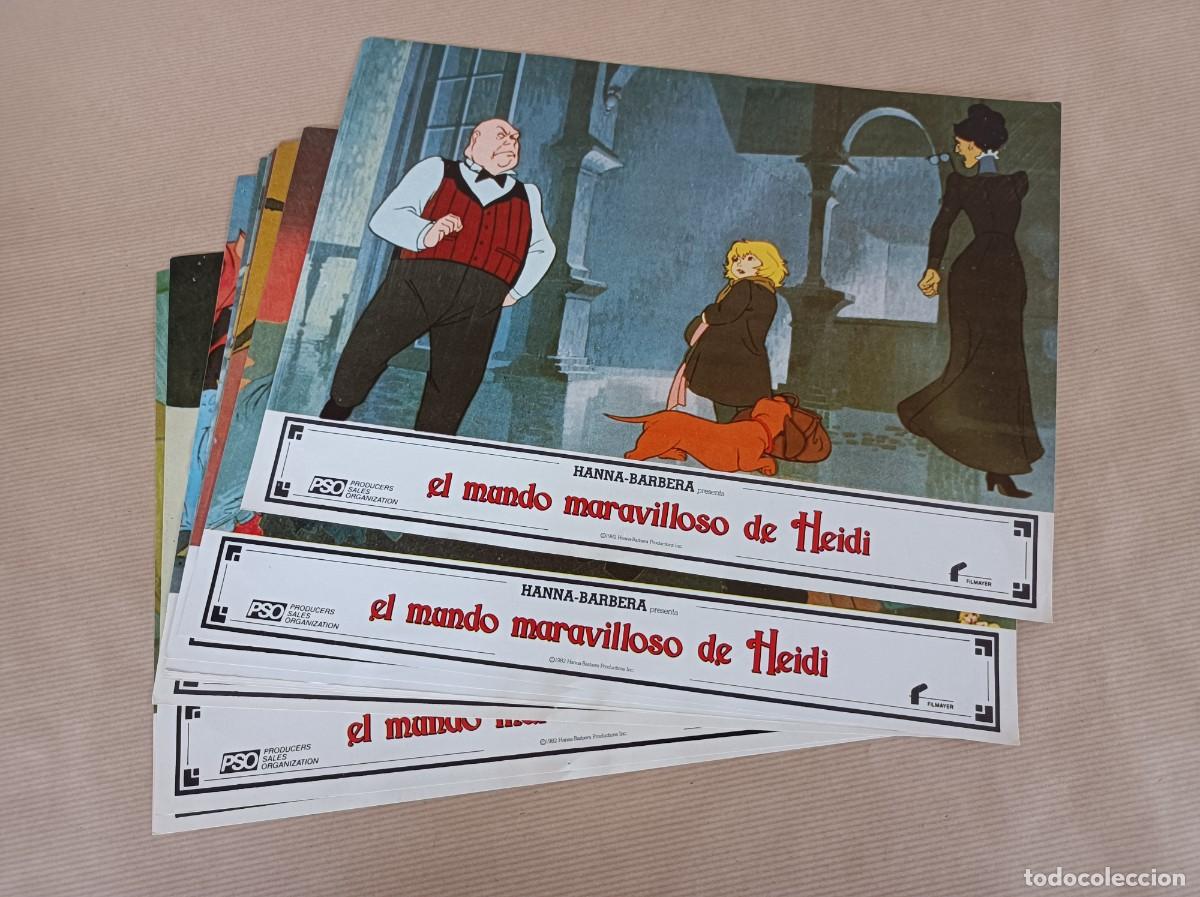 Cine: 10 FOTOCROMOS EL MUNDO MARAVILLOSO DE HEIDI SERIE INCOMPLETA