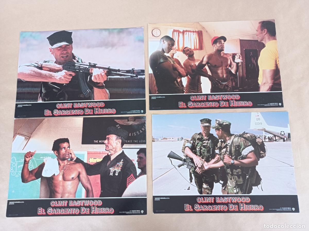 Cine: 12 FOTOCROMOS EL SARGENTO DE HIERRO SERIE COMPLETA