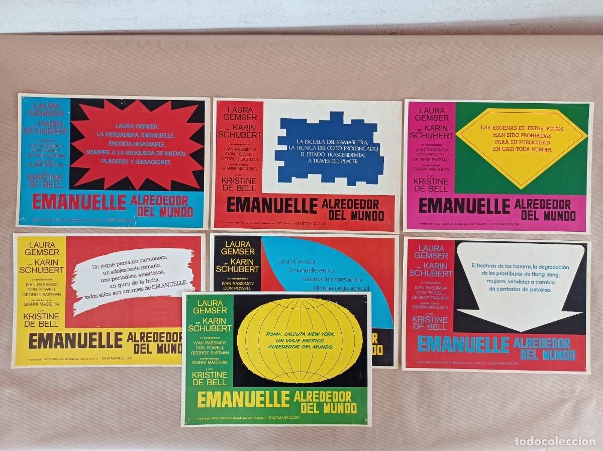 Cine: 7 FOTOCROMOS FOTOCROMOS EMANUELLE ALREDEDOR DEL MUNDO