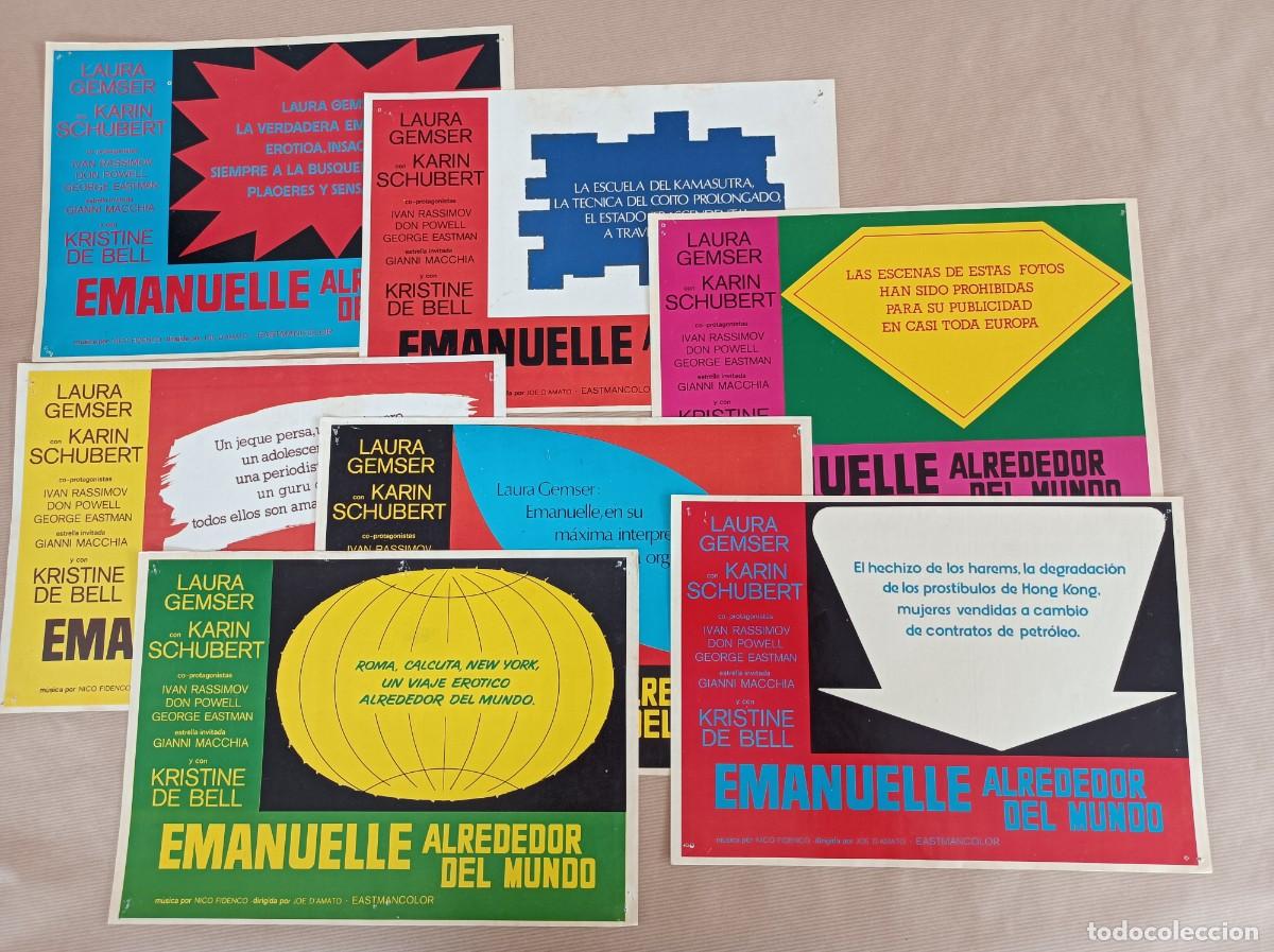 Cine: 7 FOTOCROMOS FOTOCROMOS EMANUELLE ALREDEDOR DEL MUNDO