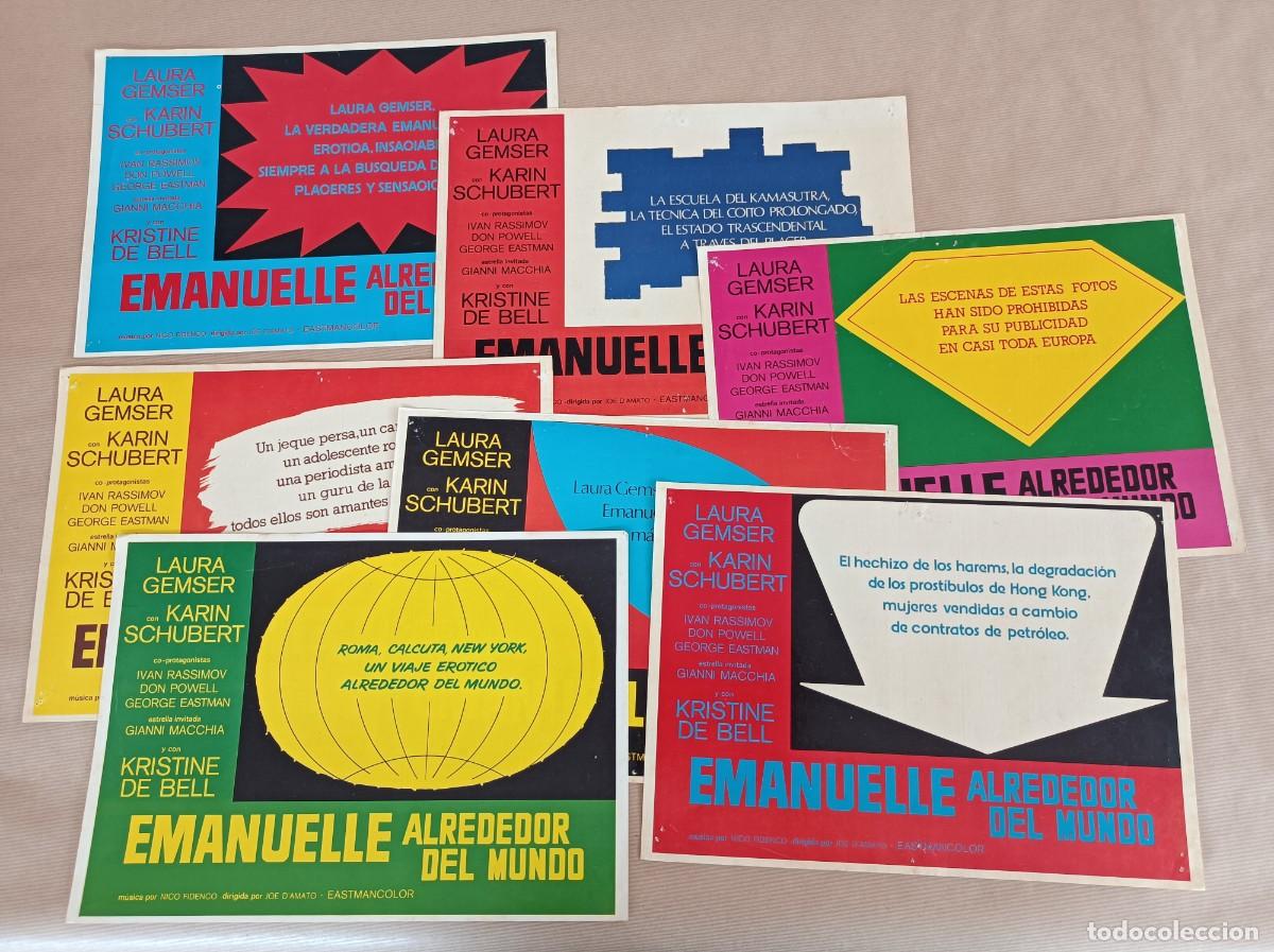 Cine: 7 FOTOCROMOS FOTOCROMOS EMANUELLE ALREDEDOR DEL MUNDO