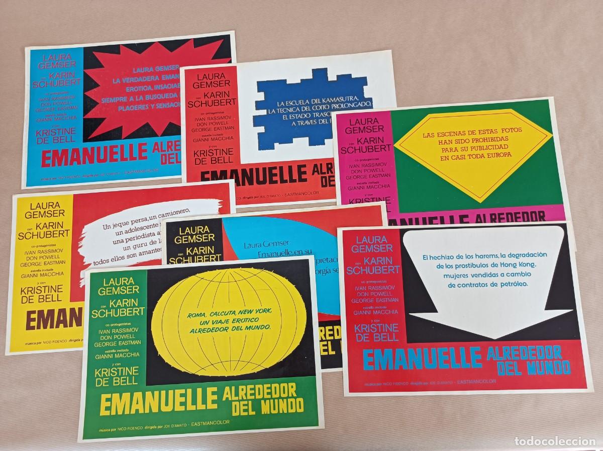 Cine: 7 FOTOCROMOS FOTOCROMOS EMANUELLE ALREDEDOR DEL MUNDO