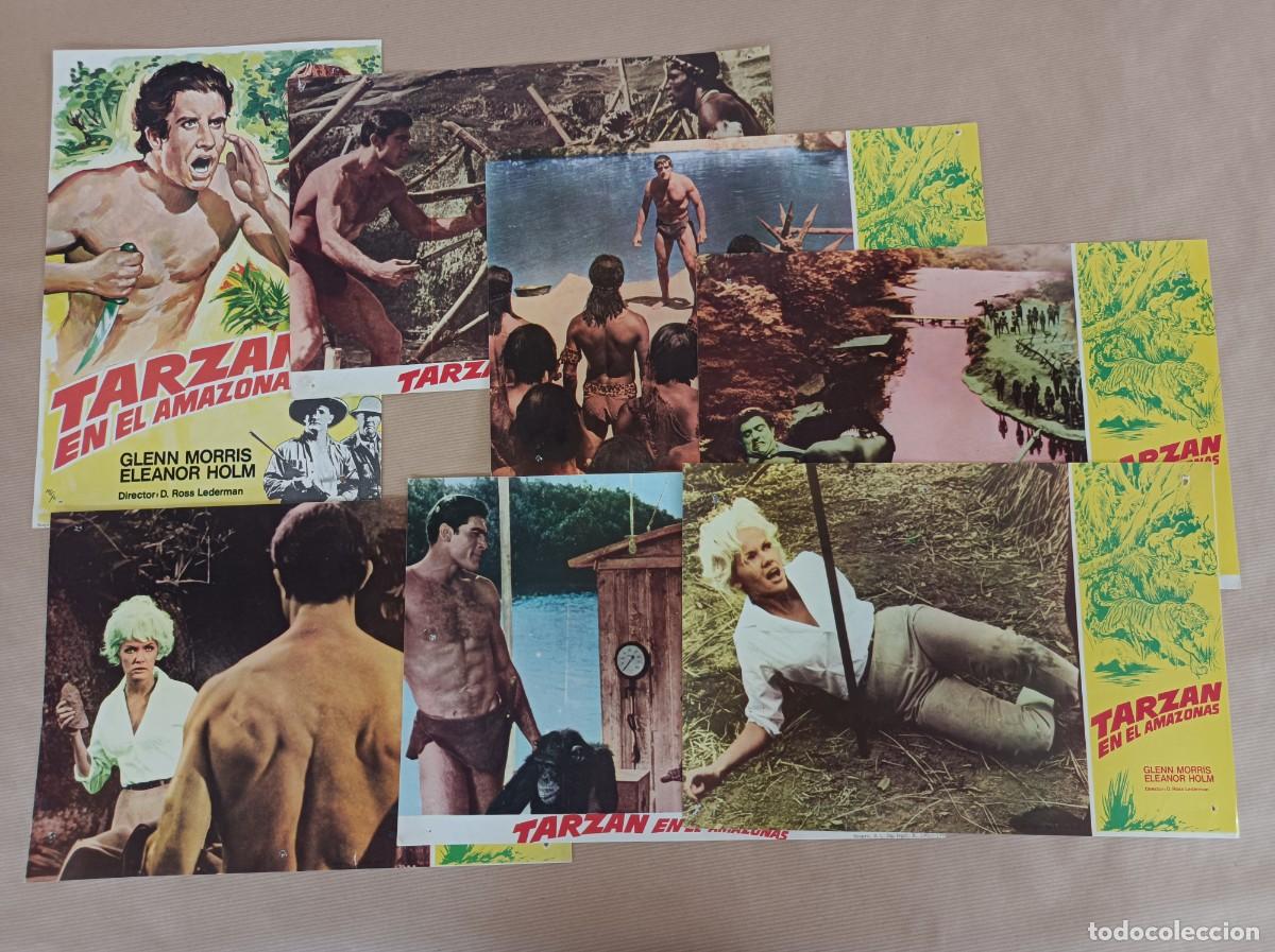 Cine: 7 FOTOCROMOS TARZ&Aacute;N EN EL AMAZONAS