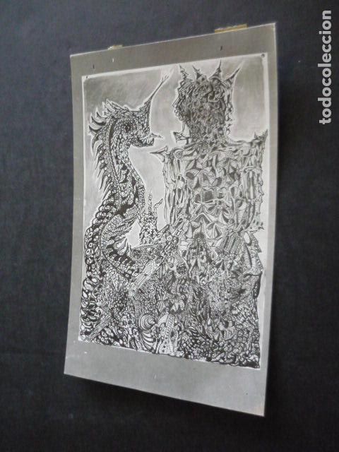 Cinema: ARMANDO CALVO ACTOR DIBUJO ANTIGUA FOTOGRAFIA ORIGINAL 9 X 13 CM