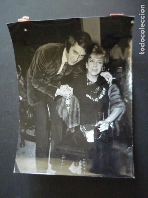Cinema: MONCHO FERRER ACTOR CON MARI CARMEN PRENDES ACTRIZ ANTIGUA FOTOGRAFIA ORIGINAL 18 X 24 CM