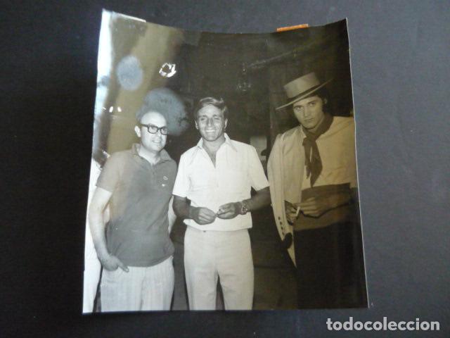 Cinema: MONCHO FERRER ACTOR CON JOSE RUBIO ANTIGUA FOTOGRAFIA ORIGINAL 18 X 16 CM