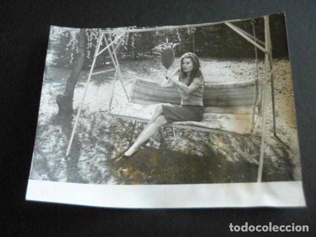 Cin&eacute;ma: BELINDA LEE ACTRIZ ANTIGUA FOTOGRAFIA ORIGINAL 18 X 24 CM