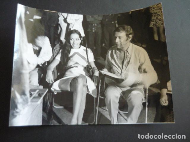 Cine: JOSEPHINE CHAPLIN ACTRIZ ANTIGUA FOTOGRAFIA ORIGINAL 18 X 24 CM