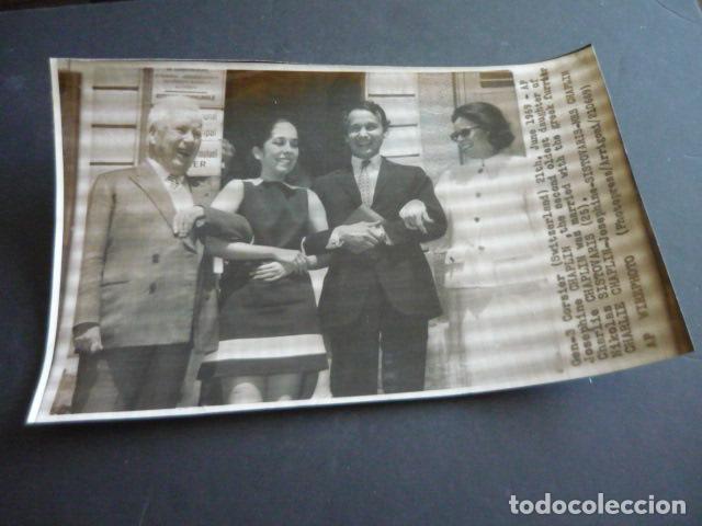 Cinema: JOSEPHINE CHAPLIN ACTRIZ ANTIGUA FOTOGRAFIA ORIGINAL 17 X 26 CM
