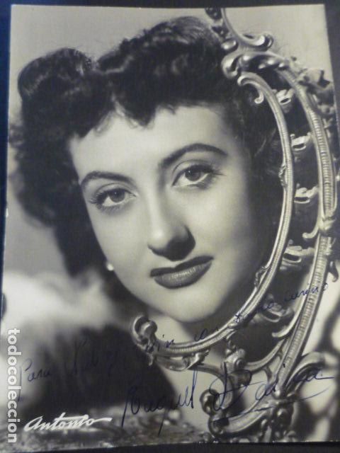 Cinema: RAQUEL DAINA ACTRIZ ANTIGUA FOTOGRAFIA ORIGINAL CON FIRMA AUTOGRAFA 18 X 23 CM
