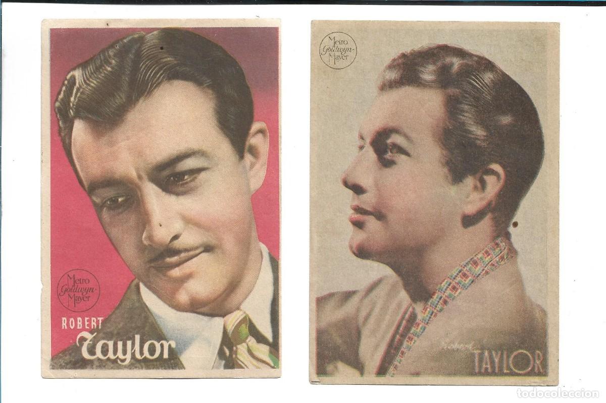 Cine: ROBERT TAYLOR - DOS CROMOS DIFERENTES
