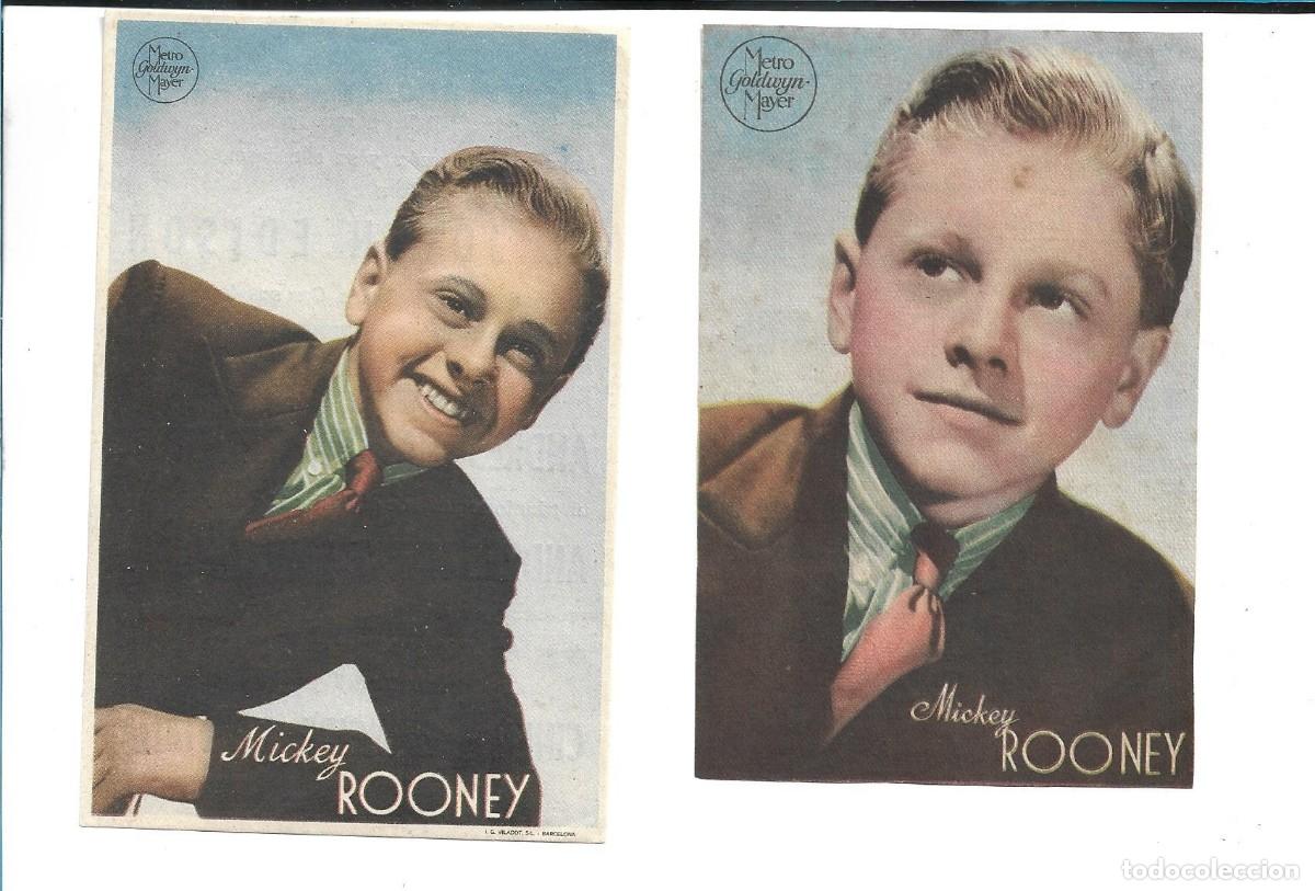 Cinema: MICKEY ROONEY - DOS CROMOS DIFERENTES